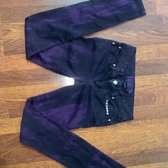 TRIPP NYC Purple Skinny Jeans - Picture 1 of 10
